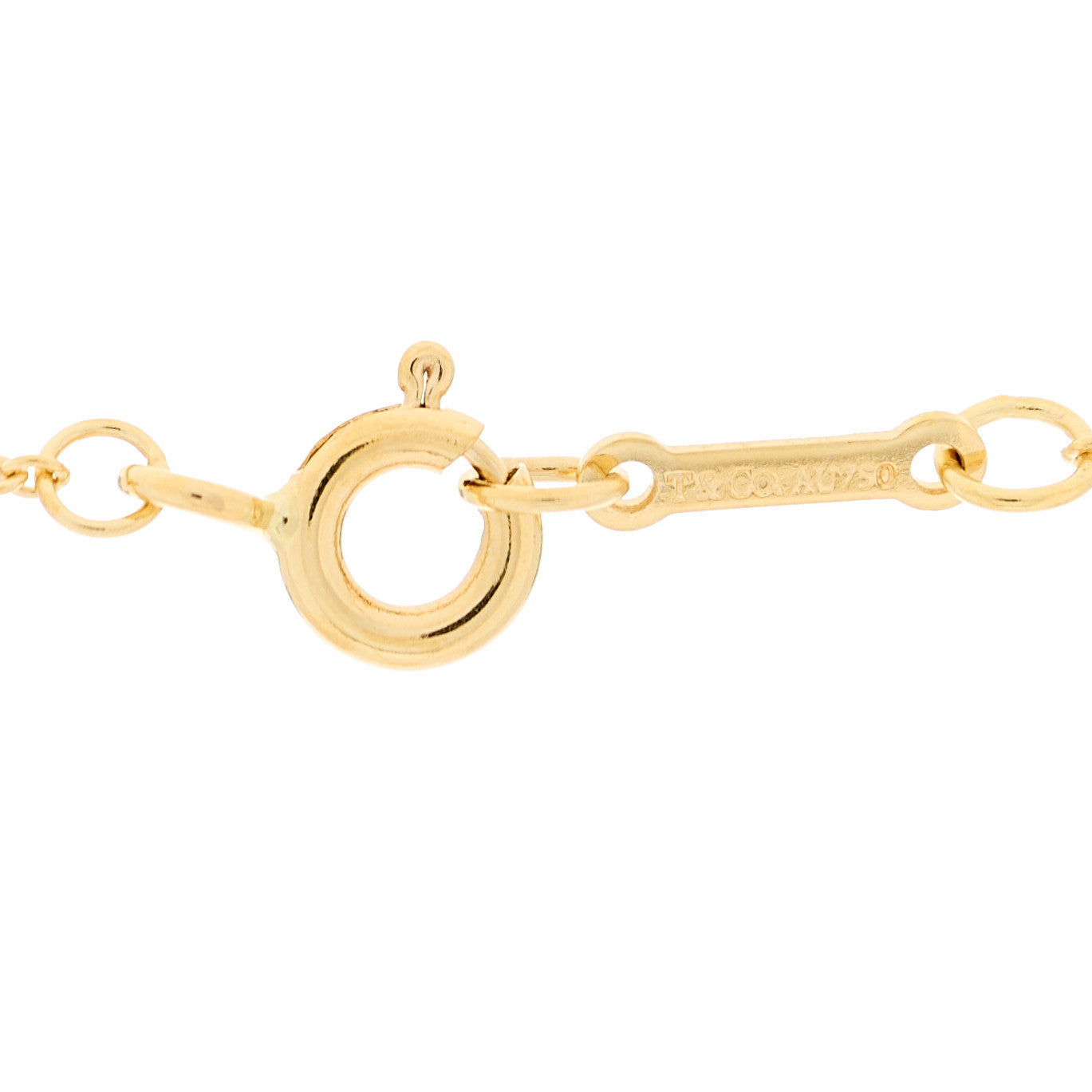 Tiffany 18K Yellow Gold Paloma Picasso Tenderness Heart Pendant Necklace 4 of 4
