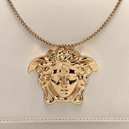 Versace Vitello Palazzo Medusa Evening Clutch Bag White 9 of 11