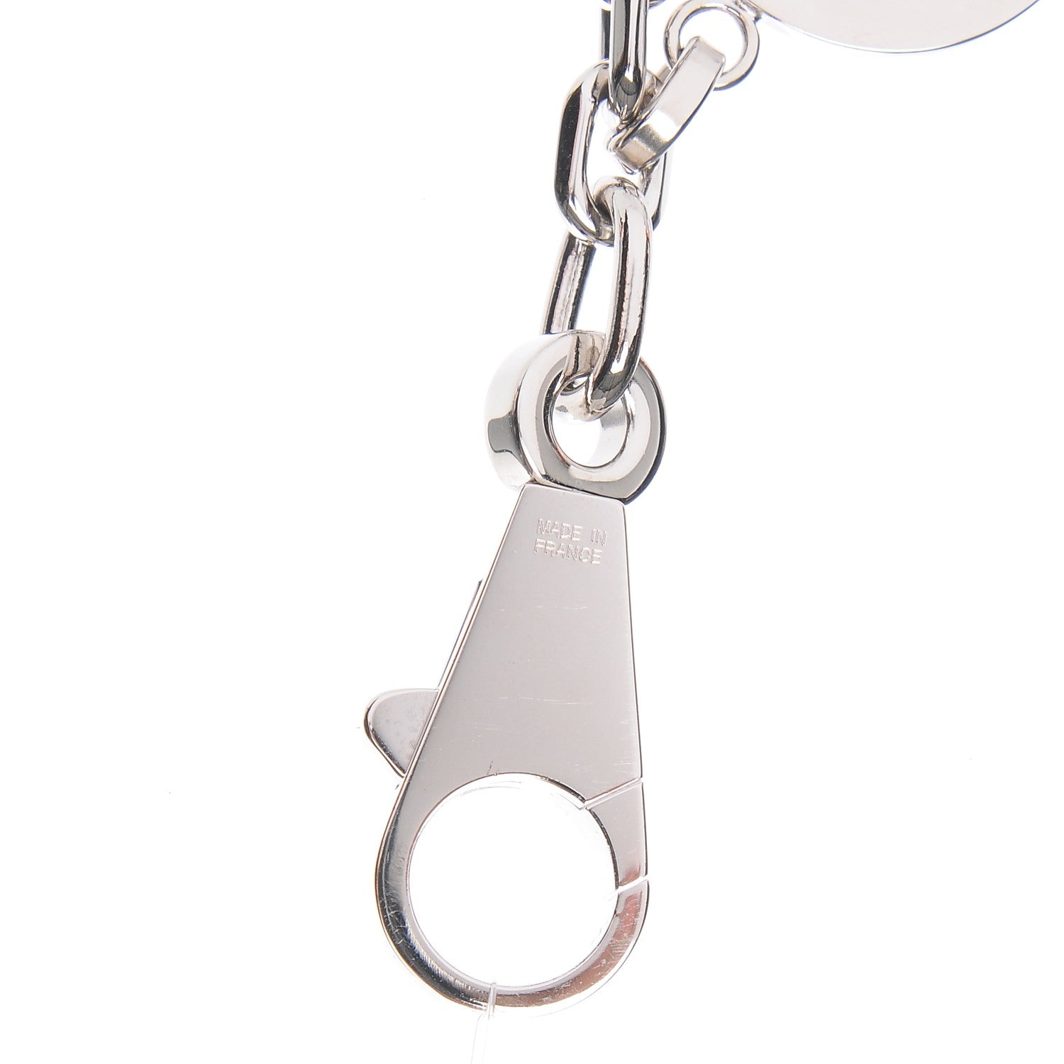 Hermes Palladium Breloque Bag Charm Silver 3 of 4