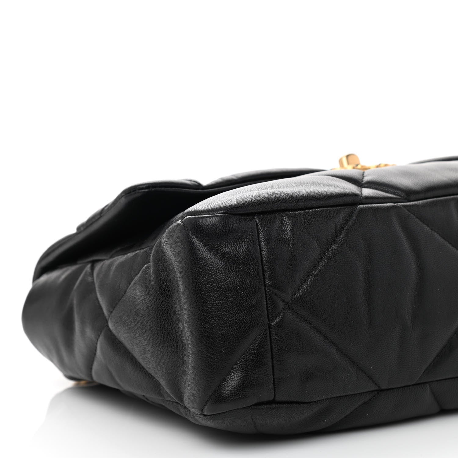 Chanel Lambskin Quilted Large Chanel 19 Flap Black 9 of 10