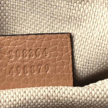 Gucci Pebbled Calfskin Small Soho Disco Bag Camelia 7 of 9