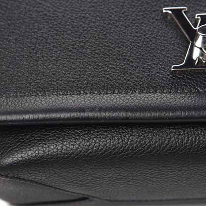 Louis Vuitton Calfskin Lockme II Chain Bag BB Black 8 of 11