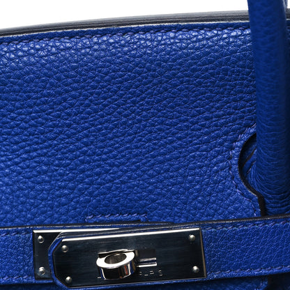 Hermes Togo Birkin 35 Bleu Electrique 12 of 13