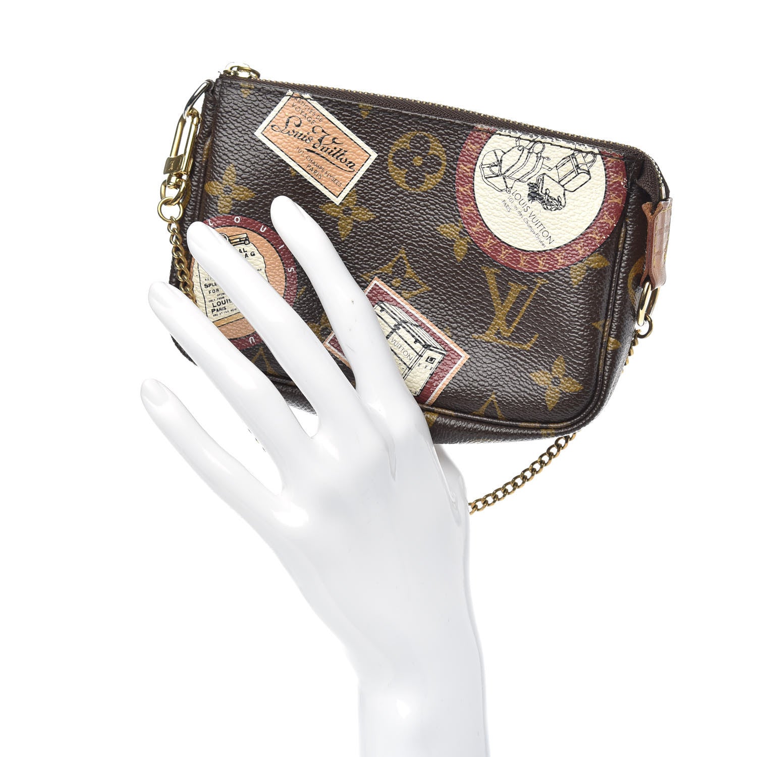 Louis Vuitton Monogram Patch Mini Pochette Accessories 2 of 8