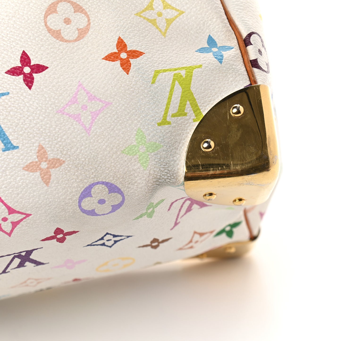Monogram Multicolor Speedy 30 White
