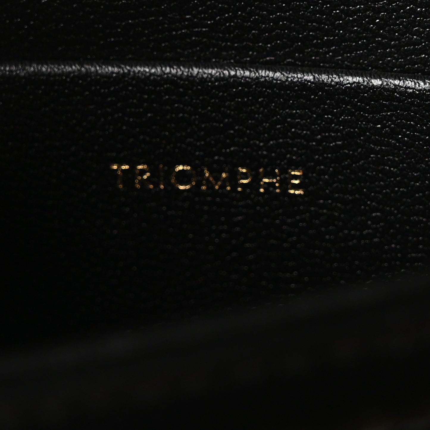 Shiny Calfskin Teen Triomphe Black
