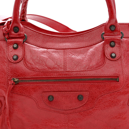 Balenciaga Agneau Classic Hardware Part Time Rouge Coquelicot 9 of 11
