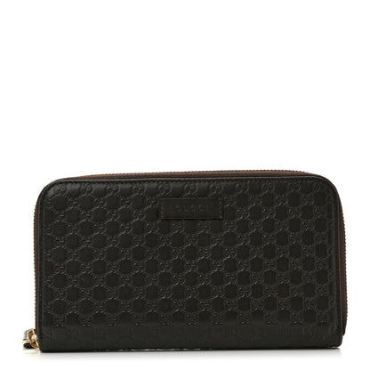 Gucci Microguccissima Zip Around Wallet Testa di Moro 1 of 8