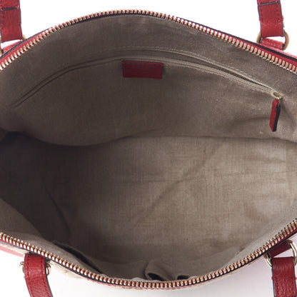 Gucci Monogram Medium Bree Shoulder Bag Red 7 of 9