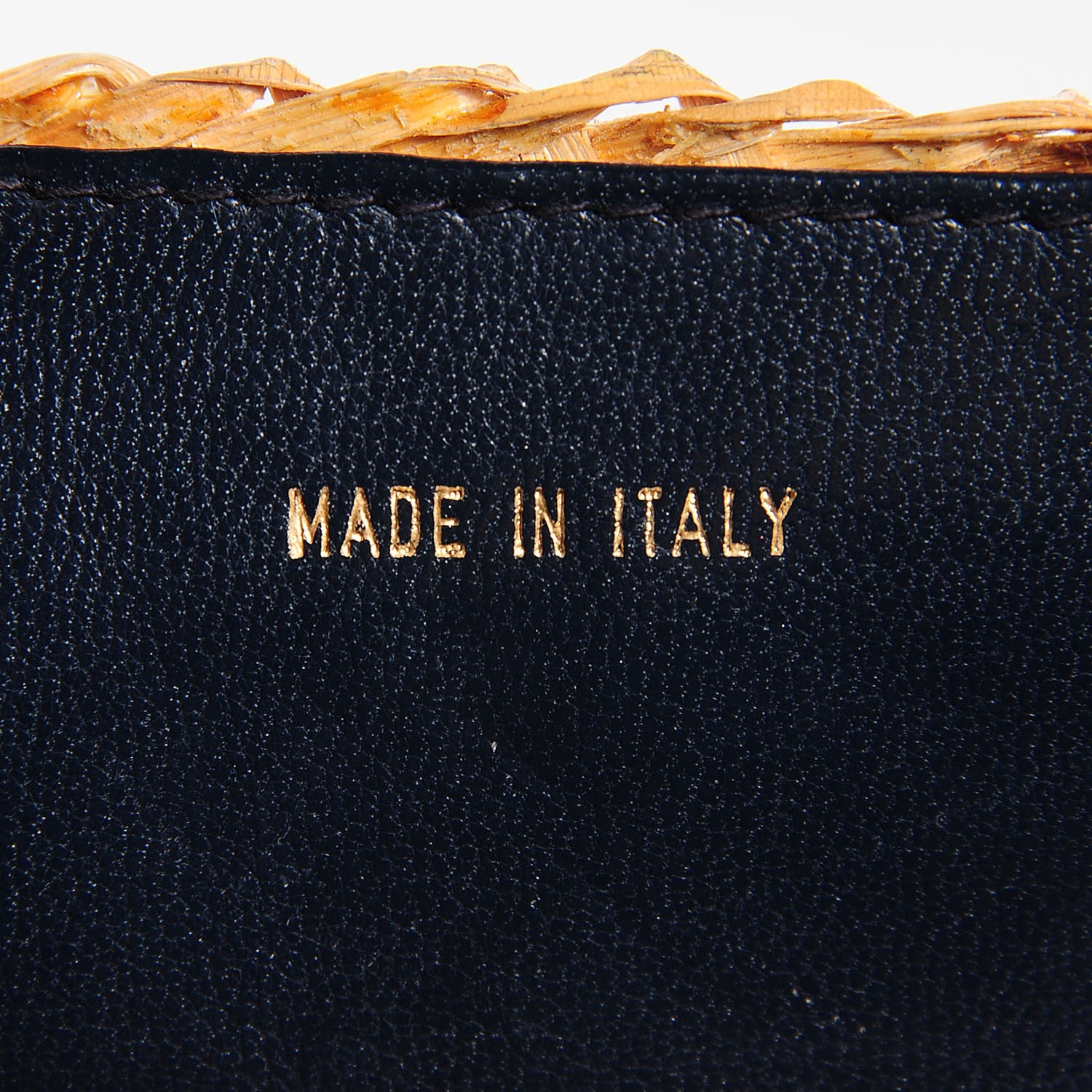 Chanel Denim Rattan Basket Shoulder Bag Blue 9 of 10