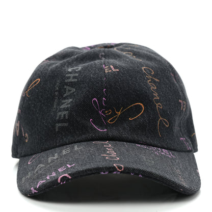 Chanel Denim Mood Cap Hat Black 3 of 8