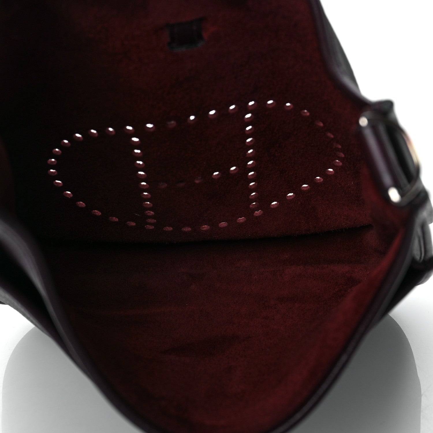 Hermes Taurillon Clemence Evelyne II PM Prune 5 of 9