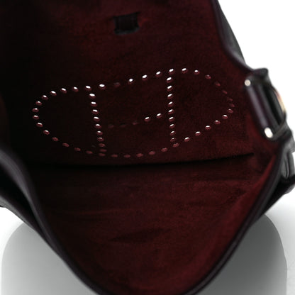 Hermes Taurillon Clemence Evelyne II PM Prune 5 of 9