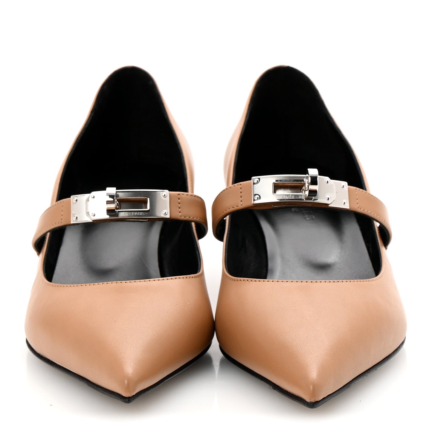 Calfskin Kiara 40 Pumps 36.5 Naturel Clair