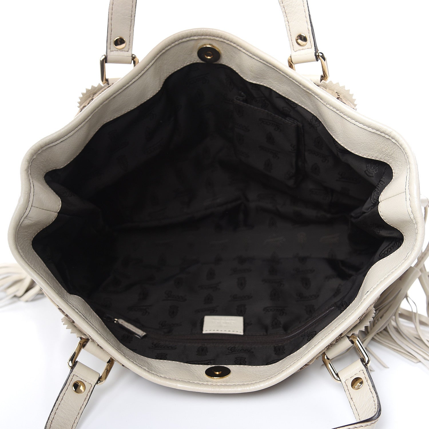 Gucci Monogram Small Tribeca Tote Off White 5 of 13