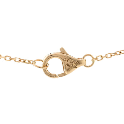 Cartier 18K Yellow Gold Diamond Lapis Lazuli XS Amulette de Cartier Pendant Necklace 4 of 4