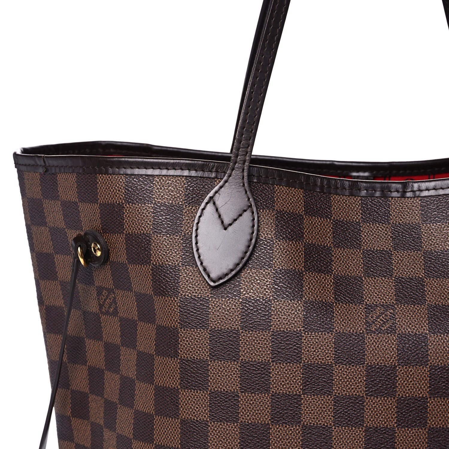 Louis Vuitton Damier Ebene Neverfull MM 6 of 9