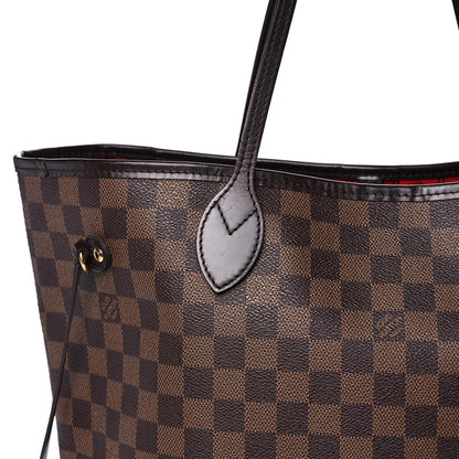 Louis Vuitton Damier Ebene Neverfull MM 6 of 9