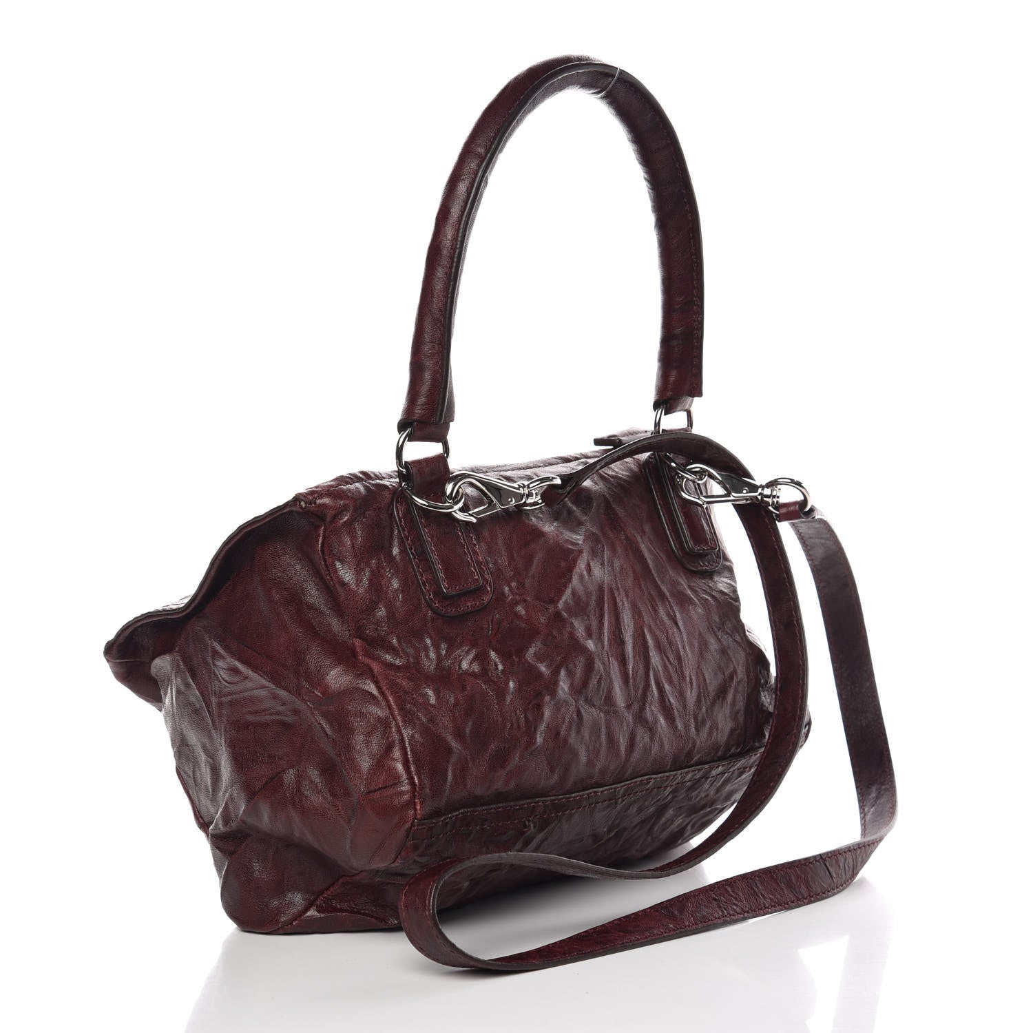 Givenchy Tumbled Sheepskin Small Pandora Oxblood 4 of 16