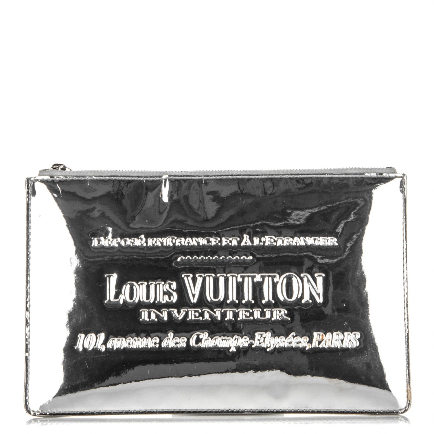 Louis Vuitton Monogram Miroir Inventeur Pochette Plat Silver 1 of 8