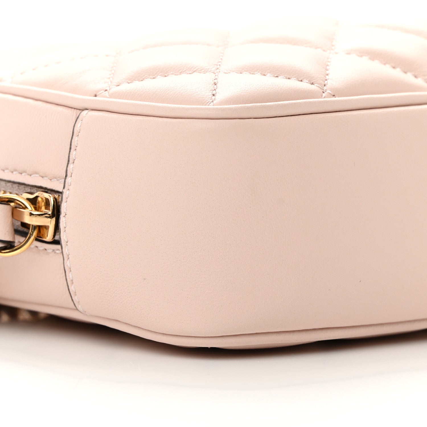 Versace Nappa Quilted La Medusa Camera Bag Light Pink 9 of 13