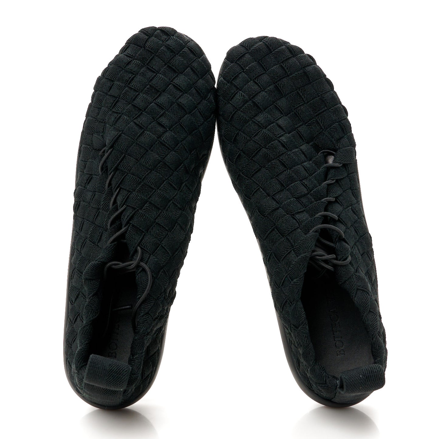 Intrecciato Woven Womens Sneakers 42 Black
