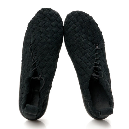 Bottega Veneta Intrecciato Woven Womens Sneakers 42 Black 2 of 8