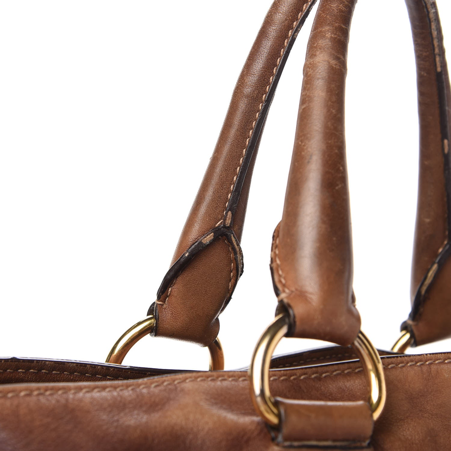 Prada Soft Calf Shopping Tote Brown 13 of 13