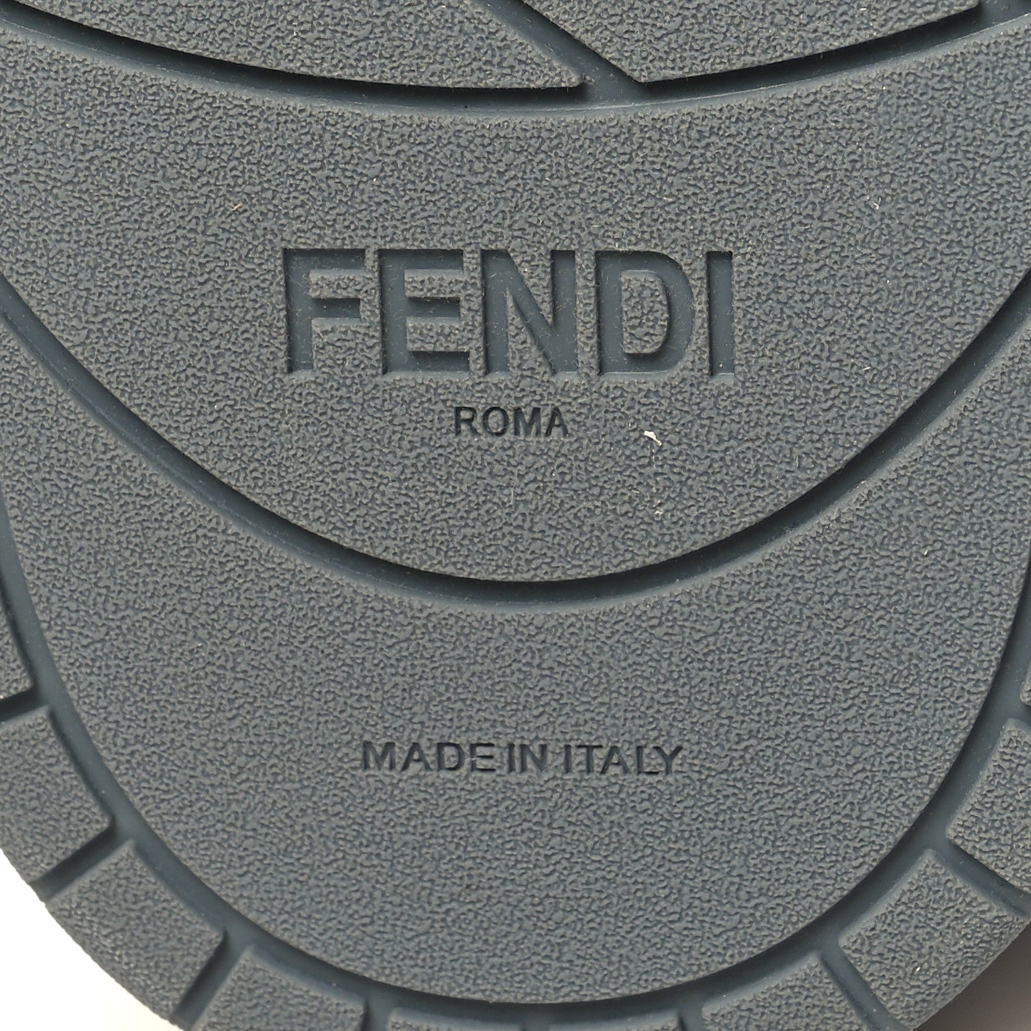 Fendi Nylon Mens Baguette Match High Top Sneakers 12 Blue Grey 7 of 9