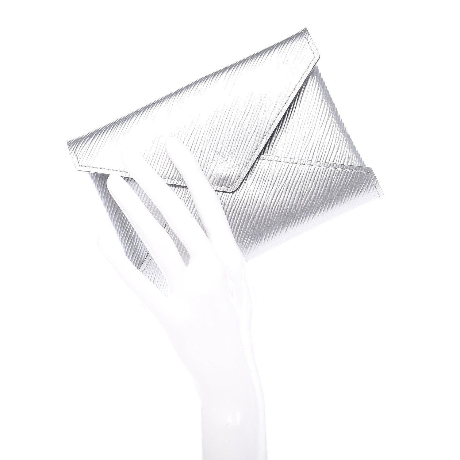 Louis Vuitton Metallic Epi Medium Kirigami Pochette Insert Silver 2 of 7
