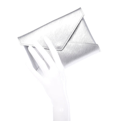 Louis Vuitton Metallic Epi Medium Kirigami Pochette Insert Silver 2 of 7