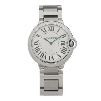 Cartier Stainless Steel 36mm Ballon Bleu De Cartier Quartz Watch 2 of 8