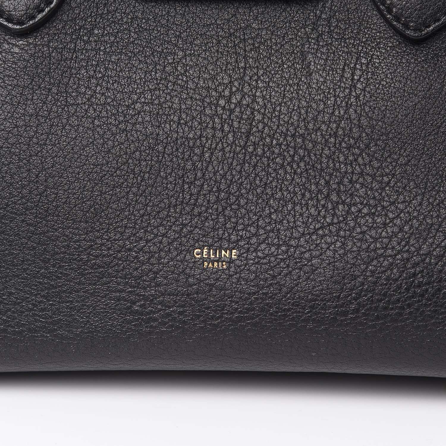 Celine Crisped Calfskin Medium Tie Knot Tote Black 13 of 17