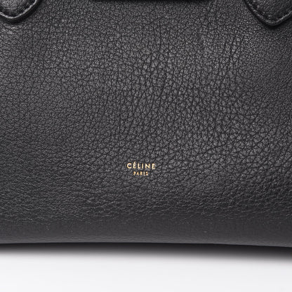 Celine Crisped Calfskin Medium Tie Knot Tote Black 13 of 17