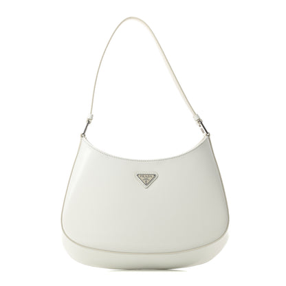 Prada Spazzolato Cleo Shoulder Bag White 1 of 10