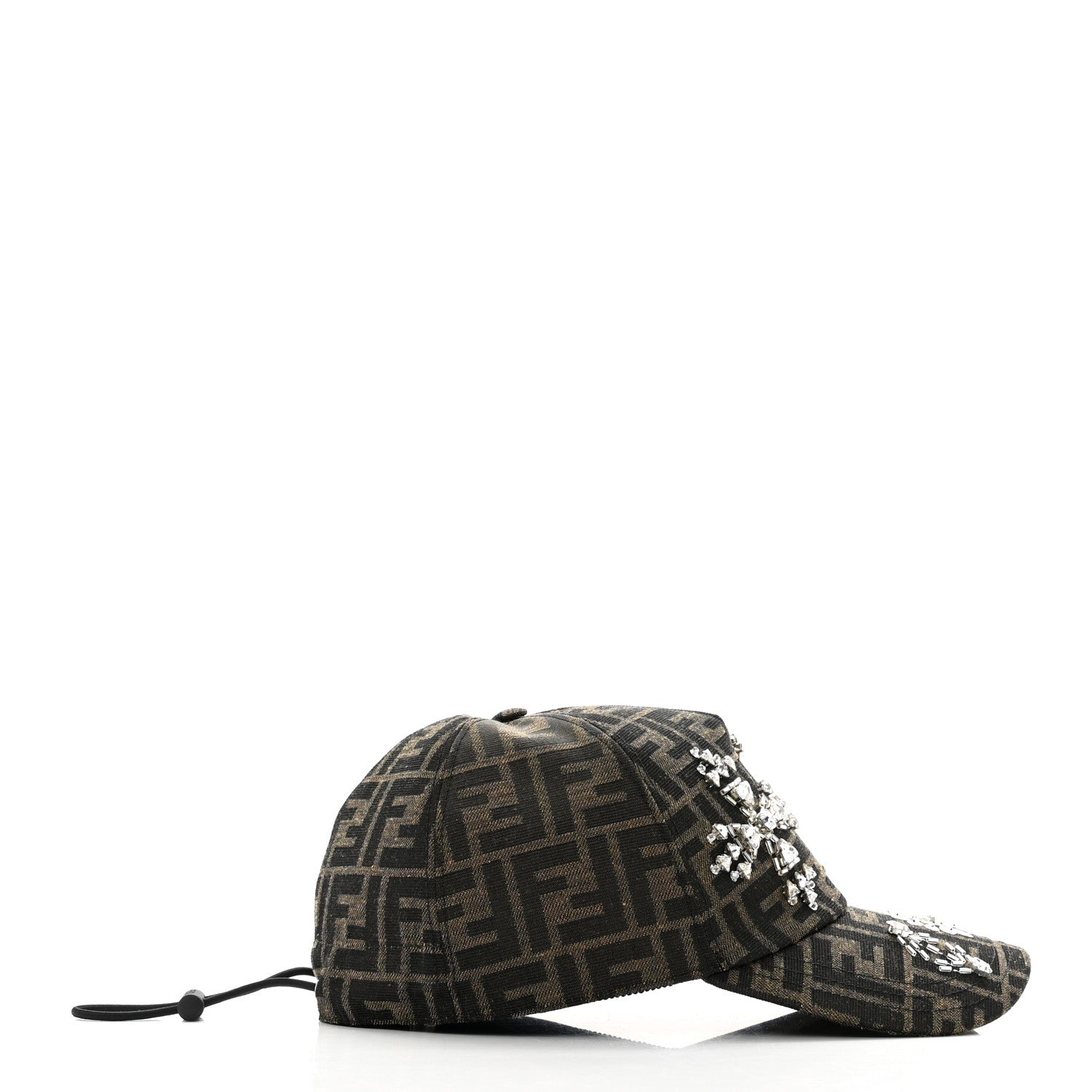 Fendi Canvas FF Crystal Baseball Hat 4 of 9