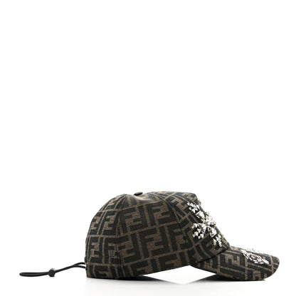 Fendi Canvas FF Crystal Baseball Hat 4 of 9
