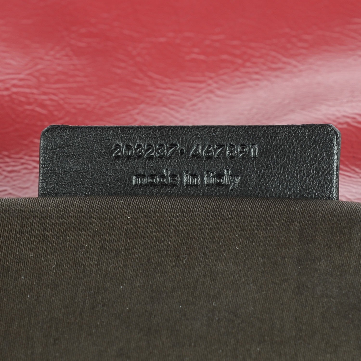 Saint Laurent Textured Patent Calfskin Mini Shoulder Bag Red 8 of 9