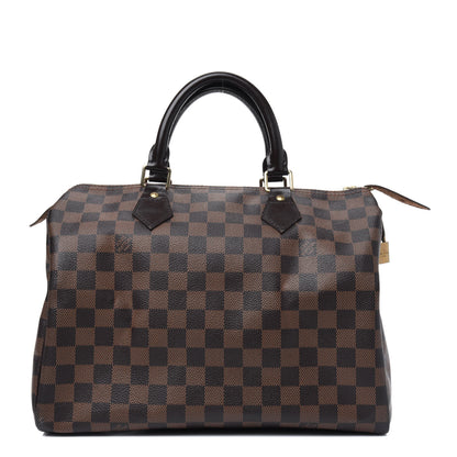 Louis Vuitton Damier Ebene Speedy 30 1 of 25