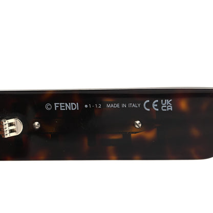 Fendi Acetate Jacquard FF Fendigraphy Square Sunglasses FE40073U Brown 5 of 7