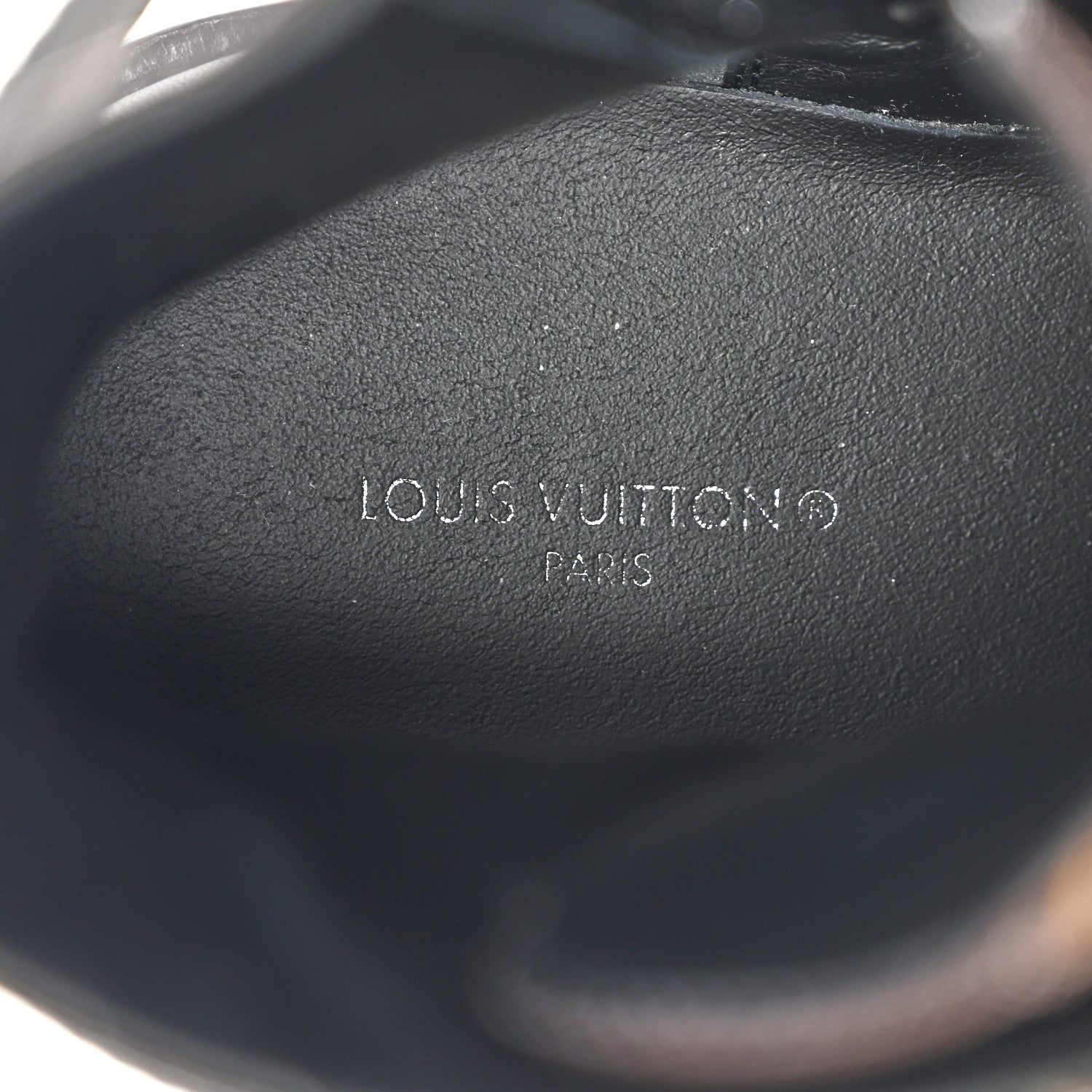 Louis Vuitton Calfskin Monogram Wonderland Flat Ranger Boots 37 Black 7 of 10