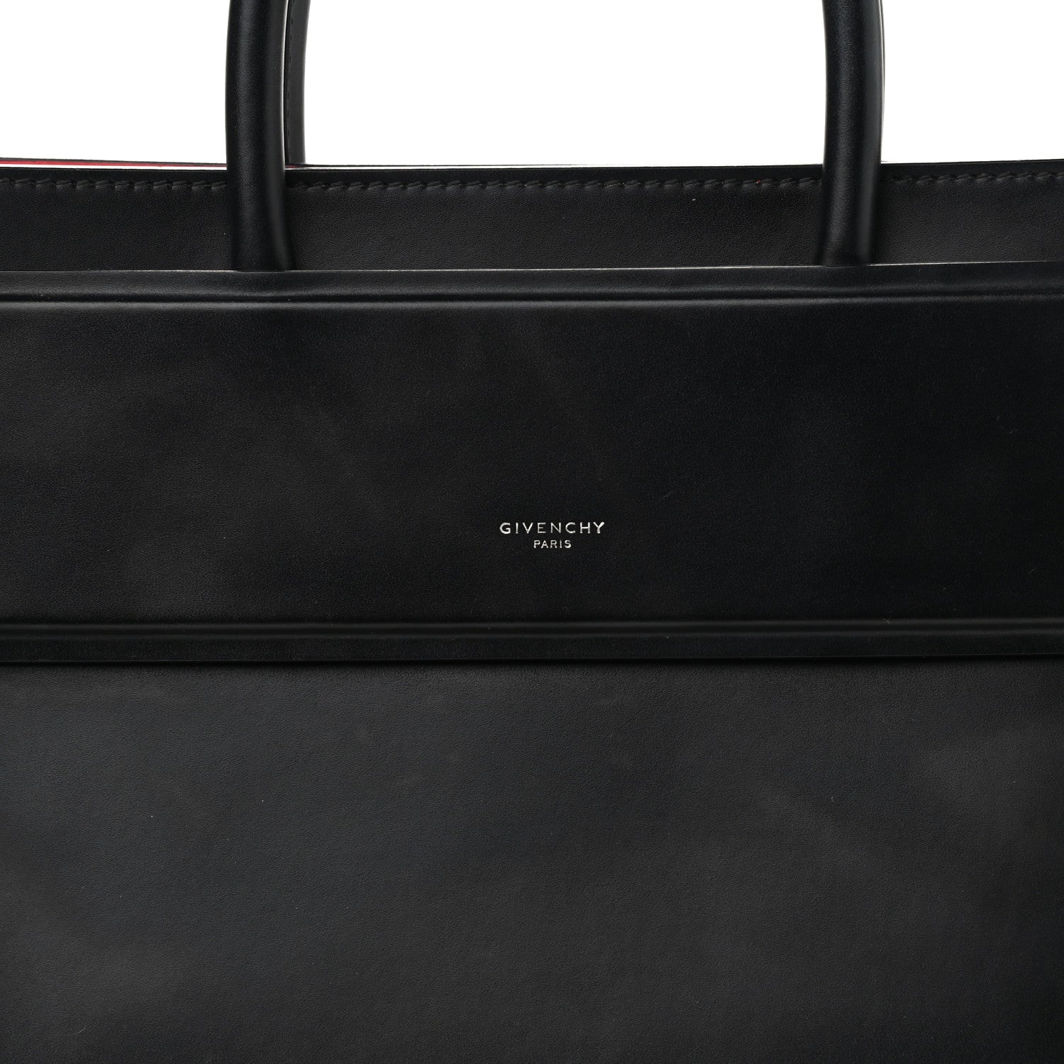 Givenchy Smooth Calfskin Small Horizon Satchel Black 6 of 10