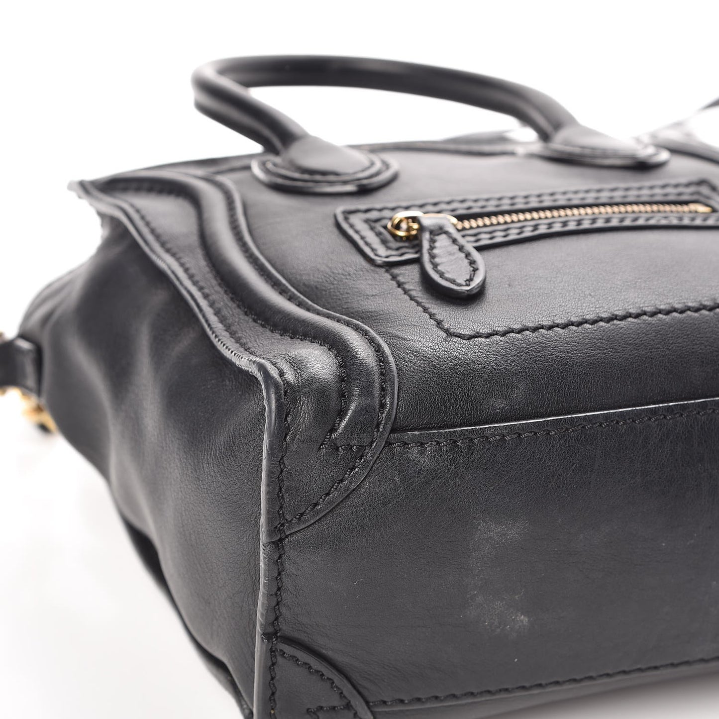 Smooth Calfskin Nano Luggage Black
