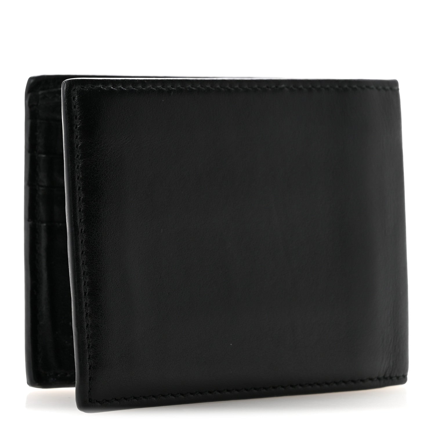 Gucci Plutone Calfskin Logo Bi-Fold Wallet Black 3 of 11