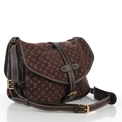 Louis Vuitton Monogram Mini Lin Saumur Ebene 3 of 7