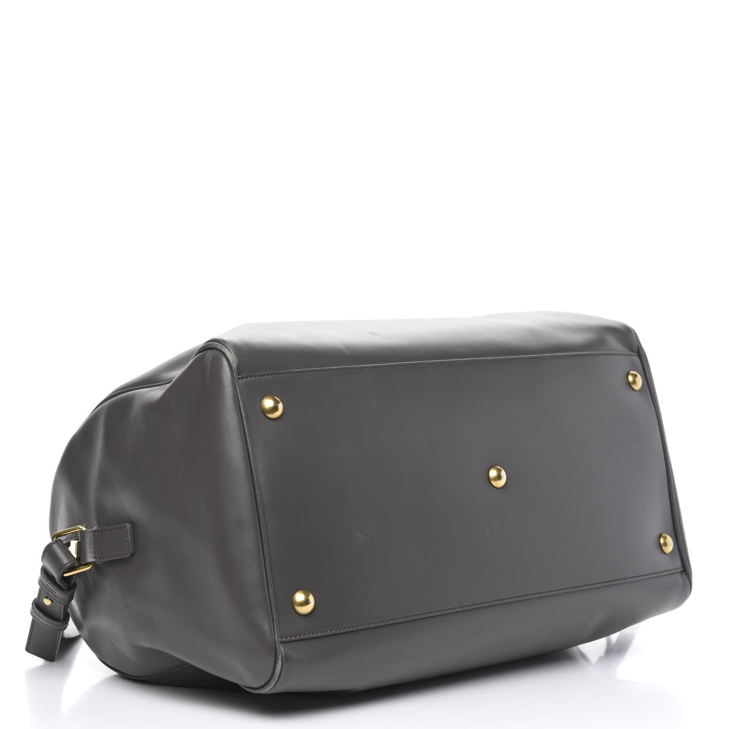 Saint Laurent Calfskin Classic Duffle 12 Earth 5 of 15
