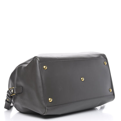 Saint Laurent Calfskin Classic Duffle 12 Earth 5 of 15