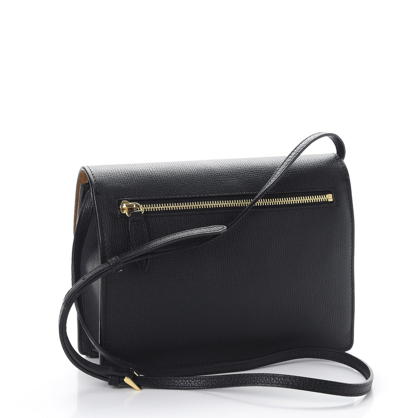 Derby Calfskin House Check Small Macken Crossbody Bag Black