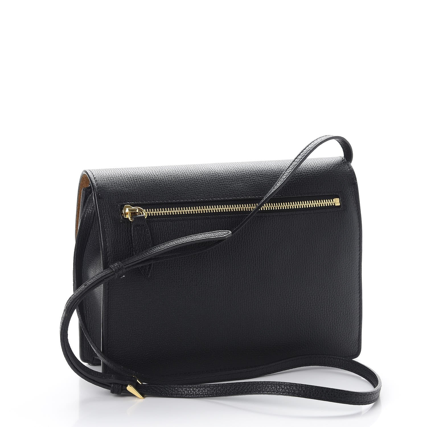 Burberry Derby Calfskin House Check Small Macken Crossbody Bag Black 3 of 11