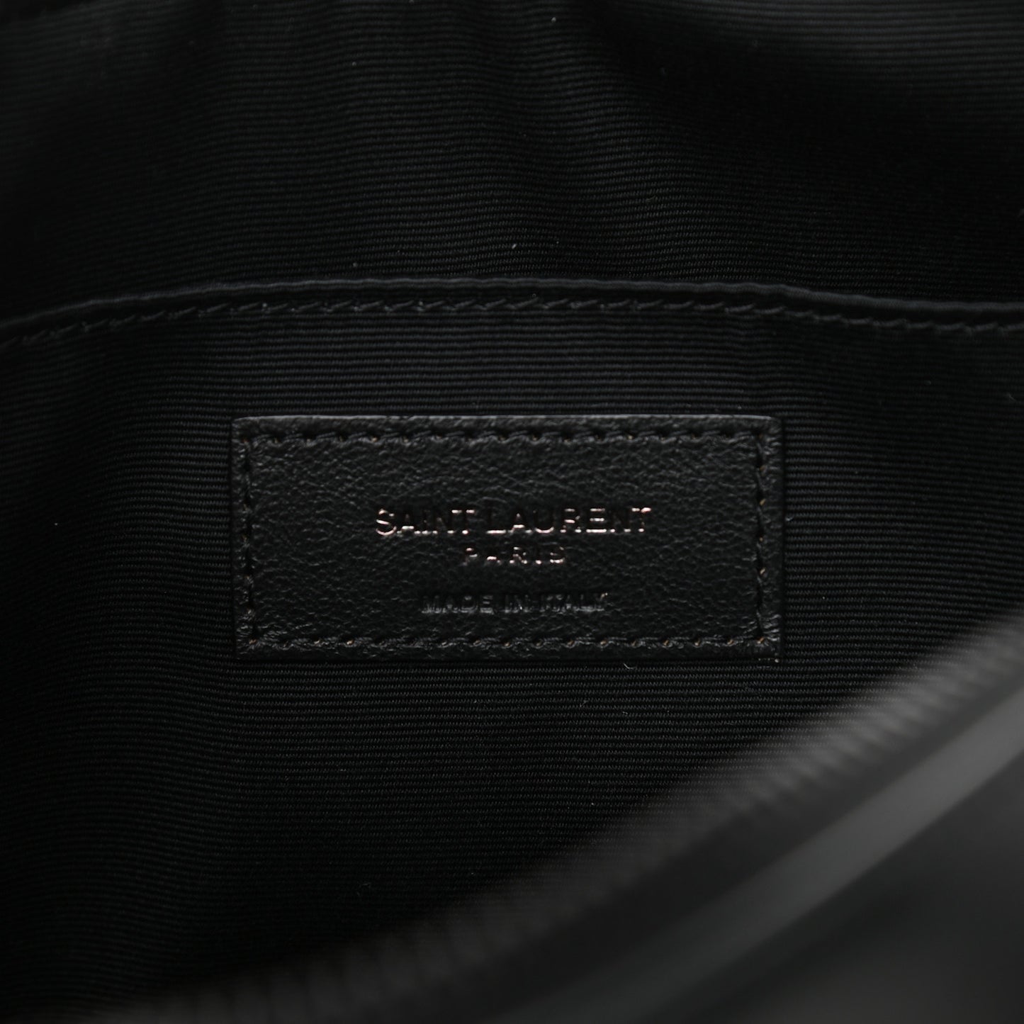 Calfskin Matelasse Monogram Monochrome Lou Camera Bag Black